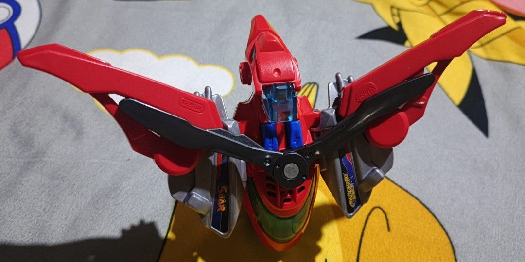 Vtech switch & go dino 2 in 1 SOAR (Category: Interactive Toys) located in Hermosa. Submitted by ox_line (Listing ID 1460507678, Image 2). Description: issue may gasgas sa tyan yung button sa gilid missing sounds and lights not working. location hermosa bataan shipping j&t mop gcash +sf.