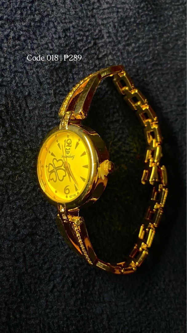 Watches (Category: Women's Watches) located in Manila. Submitted by aaah_wanna (Listing ID 1460607181, Image 3). Description: ON-HAND! Mine + Code - Class A Casio Men’s Watch * brand new * non-tarnish upon proper care * with tin can * with paper bag * available in gold, silver, black, and white - Topgrade Women’s Watch * brand new * non-tarnish upon proper care * with box * working AVAILABLE Jnt and Lalamove as MOD Check CODES and PRICES. DM for 