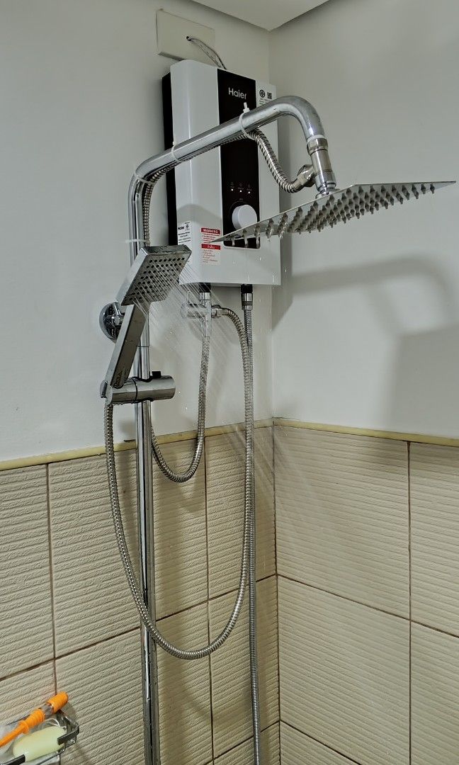 Water heater (Category: Water Heater & Instant Showers) located in Manila. Submitted by mackieboy_756 (Listing ID 1460709893, Image 1). Description: 🚿Water heater💯 ☑️1year warranty/reciept ☑️5years heating element ☑️Cash on delivery ☑️Free installati ☑️Pick up/lalamove/grab ☑️Test before you pay 📌Avilable brand👇 👉Haier 👉Smart energy💯 👉Stiebell eltron 👉champs trimark 👉Rheem 👉Panasonic 👉Vector ➡️MULITI POINT OR SINGLE POINT☑️💯 ‼️NOTE‼️