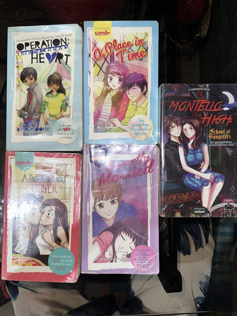WATTPAD BOOKS (Category: Storybooks) located in Mandaluyong City. Submitted by wear_emout (Listing ID 1460617052, Image 1). Description: can be bought separately.