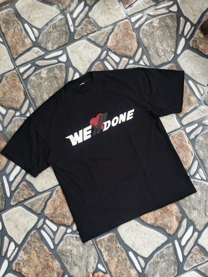 Welldone rubberized logo t-shirts (Category: Activewear) located in Baggao. Submitted by thriftislife123 (Listing ID 1460513565, Image 1). Description: w: 23 l:27 issue:none off/legit pm for more details.