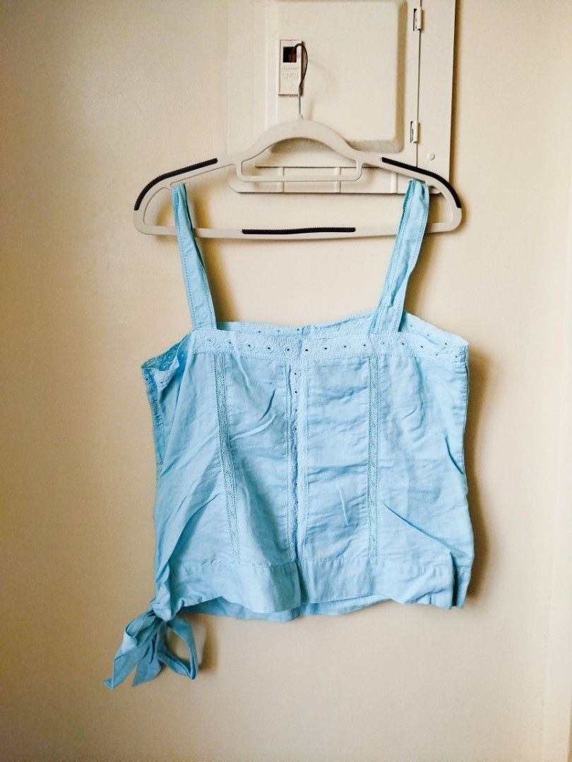WHISICAL BLUE TOP (Category: Blouses) located in Manila. Submitted by theveryday.apparel (Listing ID 1460665663, Image 1). Description: 🥨 100PHP (From UK - Whimsical blue top - PRETTY!) ۶ৎ Large - XL size (worn once) ۶ৎ kindly send your order form before ordering..