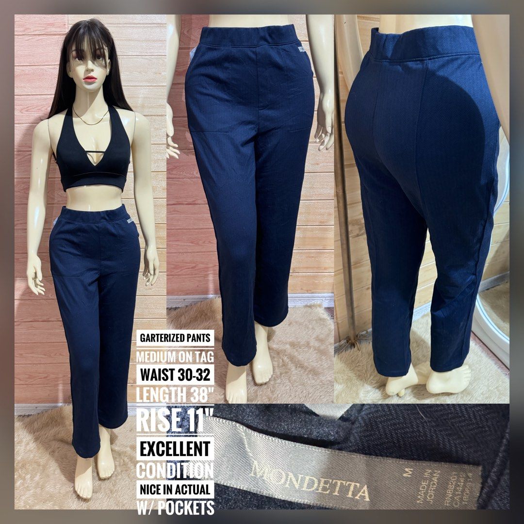 workout pants active wear pants (Category: Activewear) located in Manila. Submitted by annepalanioalfaro (Listing ID 1460525010, Image 2). Description: condition and sizes attached at the photo description, pls read.