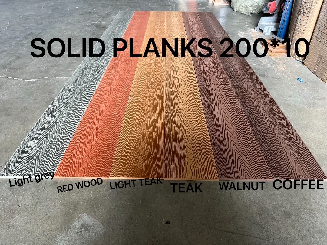 WPC SOLID PLANKS for gate and fence (Category: Locks, Doors & Gates) located in Manila. Submitted by yutopdecor.23 (Listing ID 1460563846, Image 2). Description: WPC SOLID PLANKS panel size : 200mm x 10mm x 2900mm PM for more discount and details.