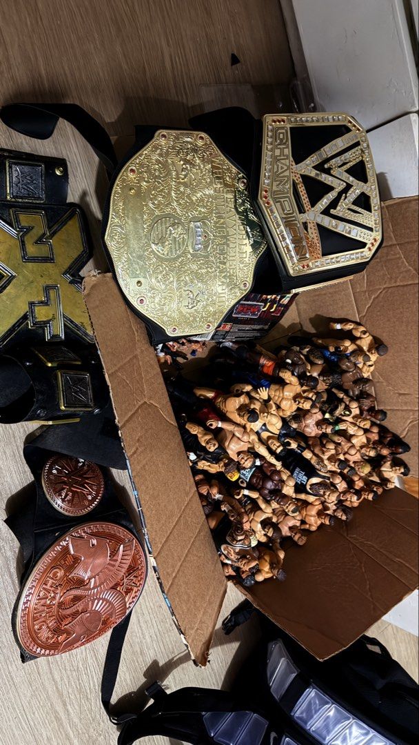 WWE Figures (Category: Figurines & Statues) located in Manila. Submitted by wwe.fan.manila (Listing ID 1460593301, Image 1). Description: prices 50 above.