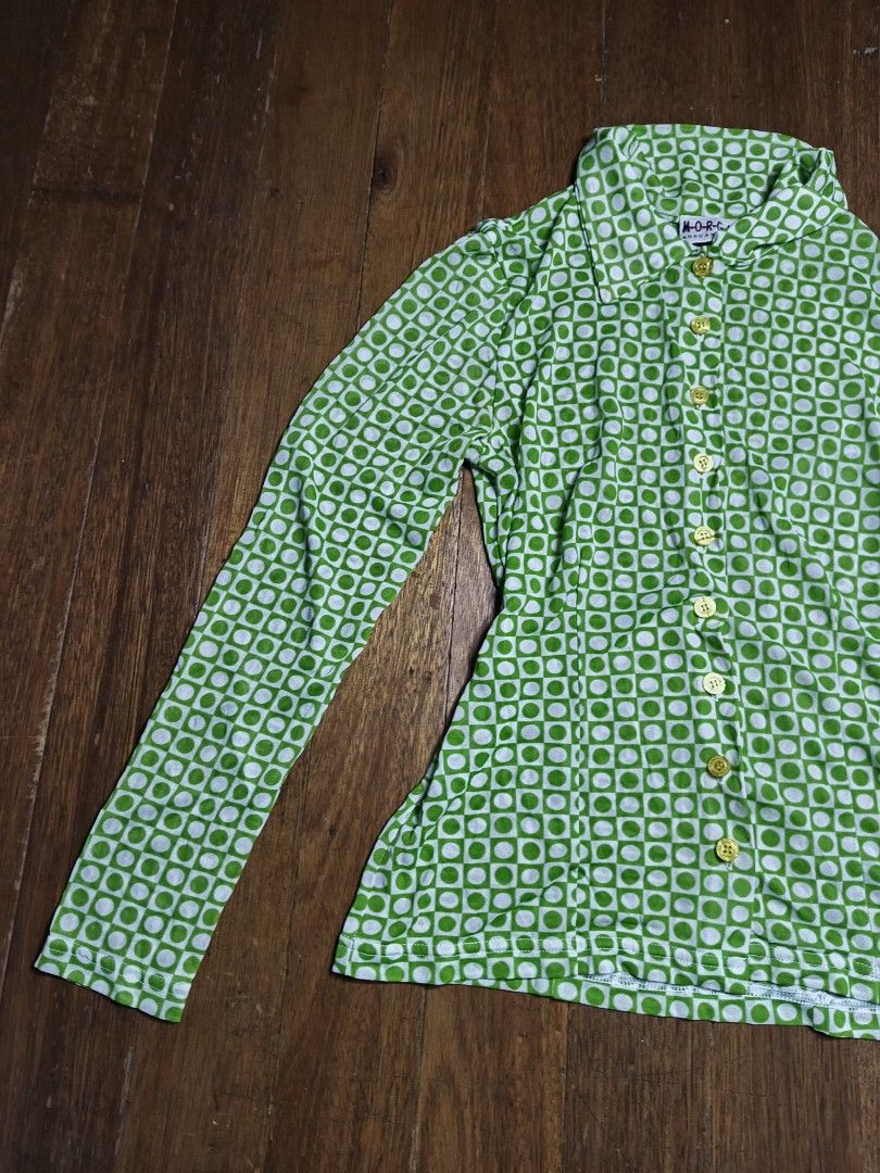 Y2k Morgan de toi mesh long sleeve (Category: Longsleeves) located in Mandaluyong City. Submitted by beloved_kirara (Listing ID 1460621140, Image 2). Description: good condition no issue dimension L 23 w 17 strechable S 22.5 800 + sf location mandaluyong willing to meet up as long as it's near my area.