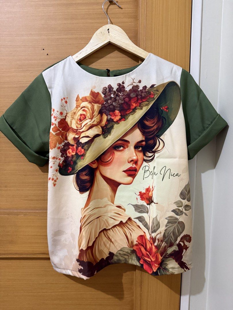 Yael basil colored blouse (Category: Blouses) located in Taguig. Submitted by happy.viascloset (Listing ID 1460702787, Image 1). Description: .