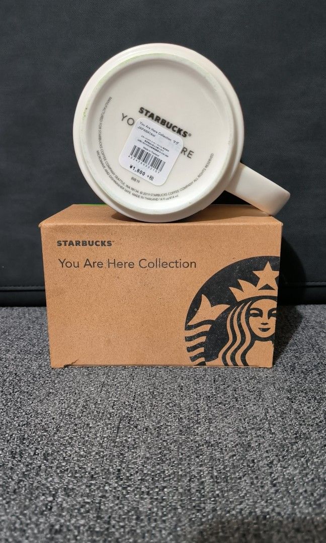 YAH Starbucks Mug JAPAN (Category: Coffee & Tea Tableware) located in Bulacan. Submitted by tripledouble532 (Listing ID 1454343095, Image 3). Description: FOR SALE YOU ARE HERE STARBUCKS MUG JAPAN COMPLETE WITH BOX ANG BARCODE.