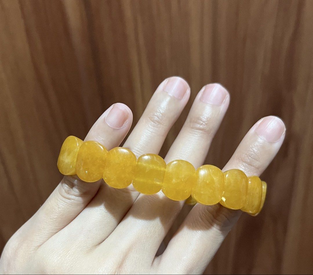 Yellow Jade! (Category: Bracelets) located in Quezon City. Submitted by coffeebeansforsale (Listing ID 1460618576, Image 2). Description: Never been used. Note that stones are just reminders of intentions and not the true source. Have fun!.