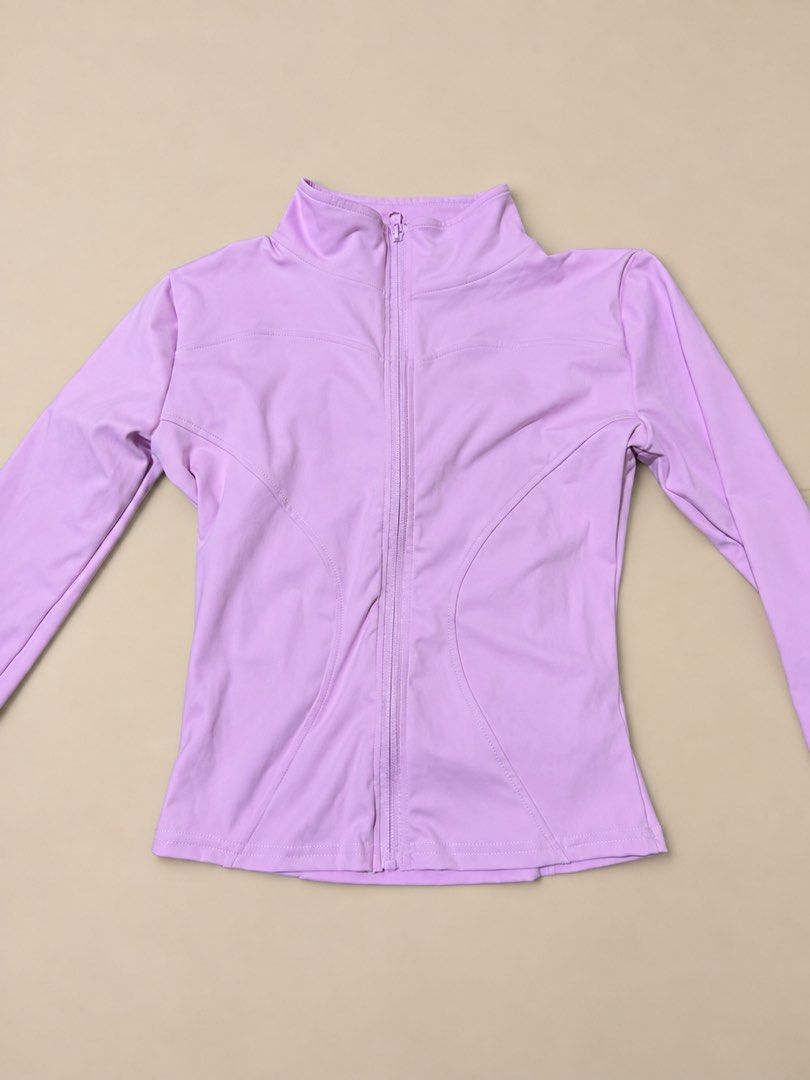 Yoga Jacket (Category: Activewear) located in Rizal. Submitted by tomatoramenn (Listing ID 1460589784, Image 1). Description: Lavander used once only no issue last price posted 📍Taytay, Rizal.