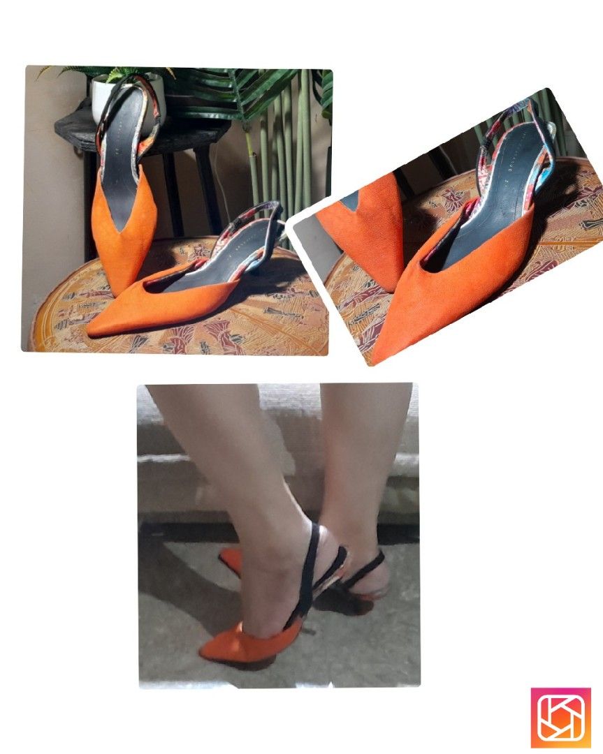 Zaea Heels (Category: Heels) located in Batangas. Submitted by norskieshoppe (Listing ID 1460542489, Image 1). Description: sz 7 sizecruns small fit 6.5 or 23.5 cm suede.