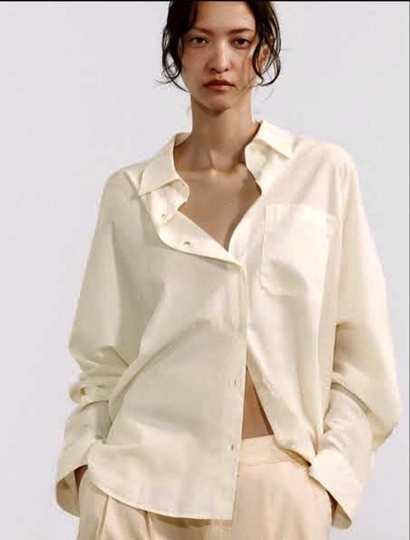 ZARA Butter Yellow Shirt (Category: Coats, Jackets and Outerwear) located in Santa Rosa. Submitted by zrachic (Listing ID 1460639292, Image 1). Description: Price on tag: 2,395 Sale Price: 1,195 only Sizes Available: XS, runs big Can fit to Small to Medium frame.