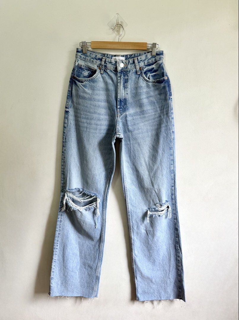 Zara pants (Category: Jeans) located in Tarlac. Submitted by giannisdeclutters4106 (Listing ID 1460240757, Image 2). Description: Like new EUR 38 Fits size 28-29”.