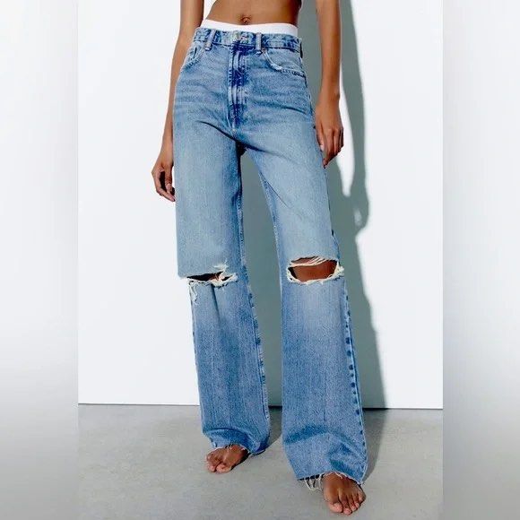Zara pants (Category: Jeans) located in Tarlac. Submitted by giannisdeclutters4106 (Listing ID 1460240757, Image 1). Description: Like new EUR 38 Fits size 28-29”.