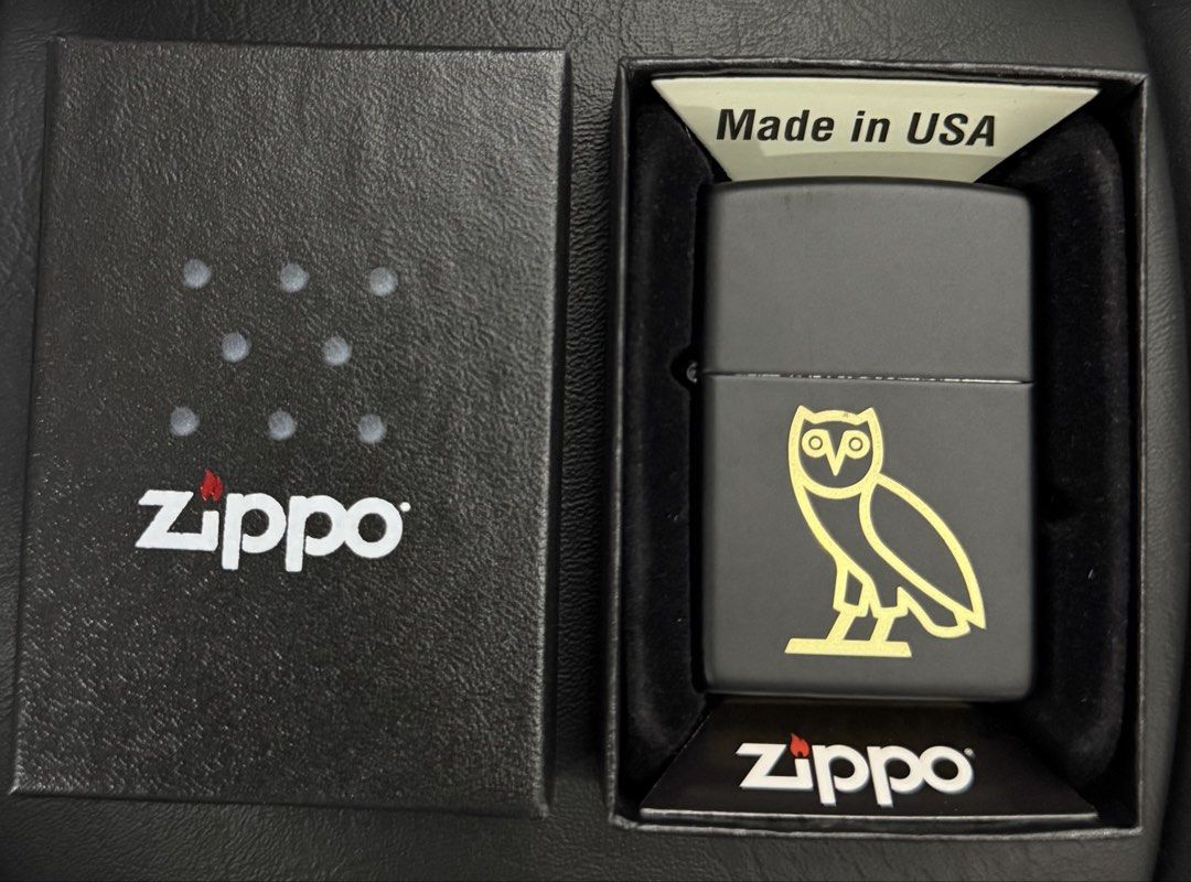 Zippo x OVO Lighter (Category: Luxury Accessories) located in Pasay City. Submitted by fritz_kickz_2012 (Listing ID 1460630049, Image 1). Description: Zippo x OVO Lighter Brandnew Sealed Onhand PM for Inquiries Thankyou Fritz Kickz Luxe Vault Mnl 👜👟✨.