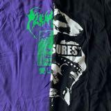 guess st james striped tee purple