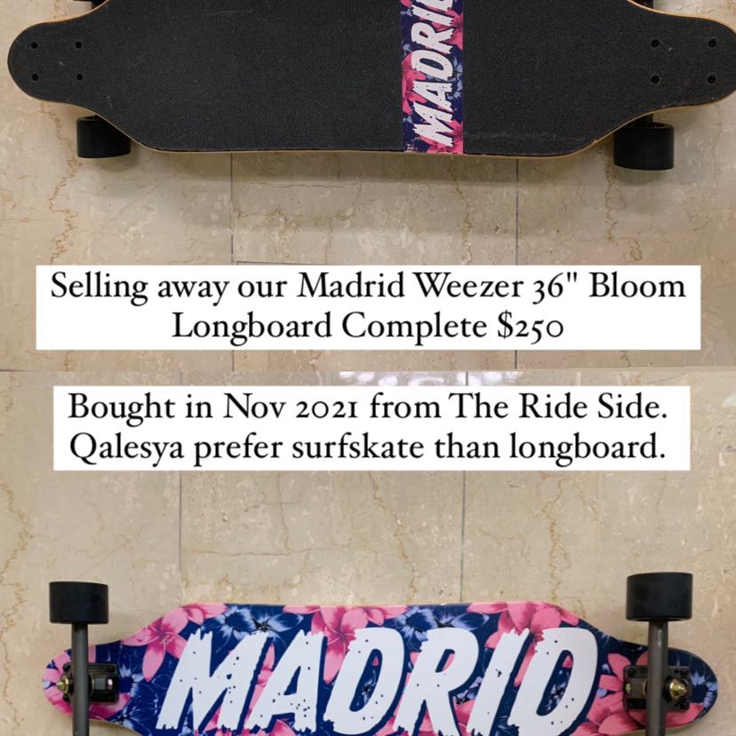 Madrid weezer Core Foto Longboard 36" 