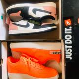 Nike Air Force 1 ́07 Lv8 Jdi Leather Total Orange/ Total Orange for Men