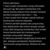 (Kategori: ) berada di . Dikirim oleh kanayystore (ID iklan 1273397078, Gambar 1). Deskripsi: .