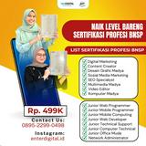 (Kategori: ) berada di . Dikirim oleh sertifikasibnspdigitalmarket (ID iklan 1384122696, Gambar 1). Deskripsi: .