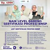 (Kategori: ) berada di . Dikirim oleh sertifikasibnspcustomer (ID iklan 1383889862, Gambar 1). Deskripsi: .