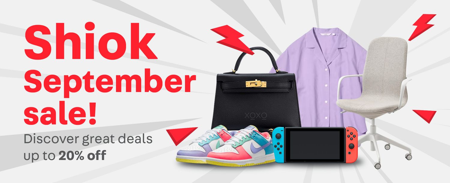 Shiok September Sale
Discover great deals up to 20% off!