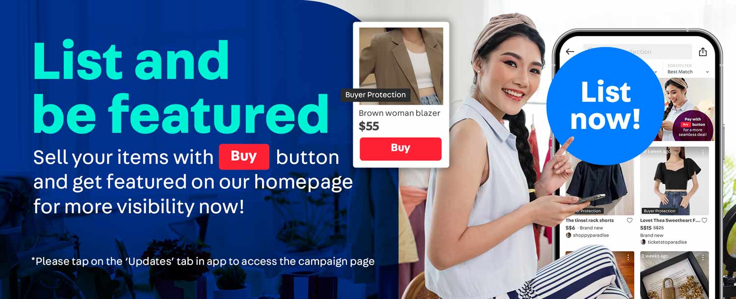 List & Be Featured
List with "Buy" button and get featured on our homepage!