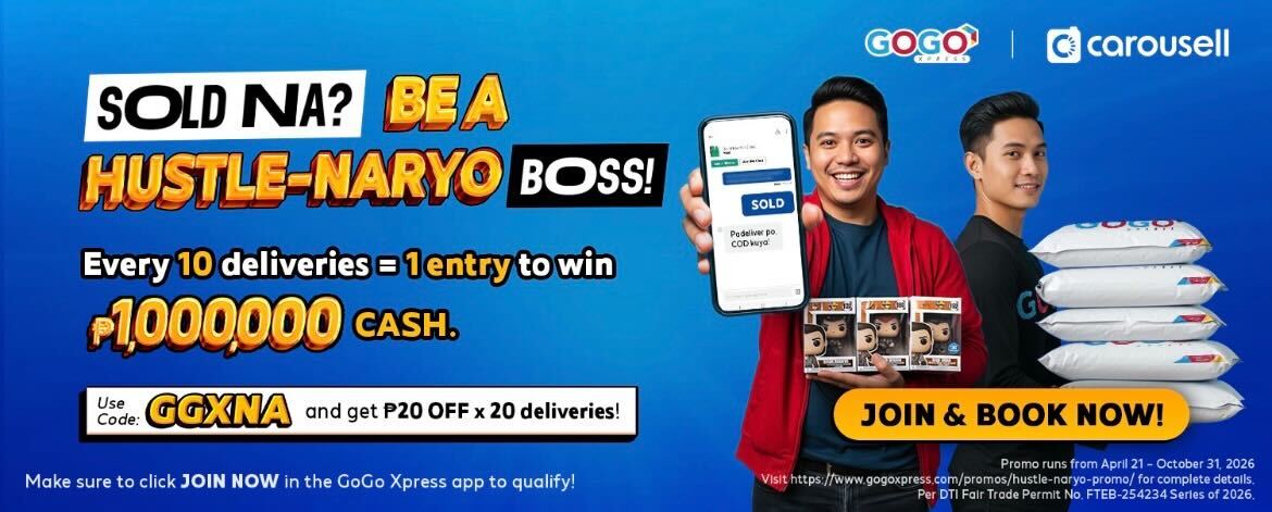 GoGo Xpress SPC
For seamless nationwide and COD deliveries, choose GoGo Xpress! Reliable, hassle-free service you can trust!