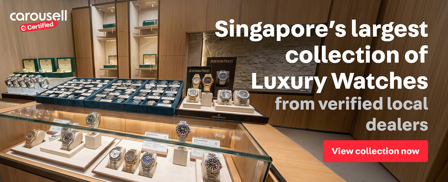 Singapore Largest Collection of Luxury Watches
from verified local dealers