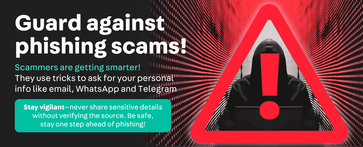 Spot Phishing in Seconds!
Real transactions don't require your email or banking details.  If someone asks you to move off Carousell or click an external link to "confirm payment," trust your instincts and stay in-app.
