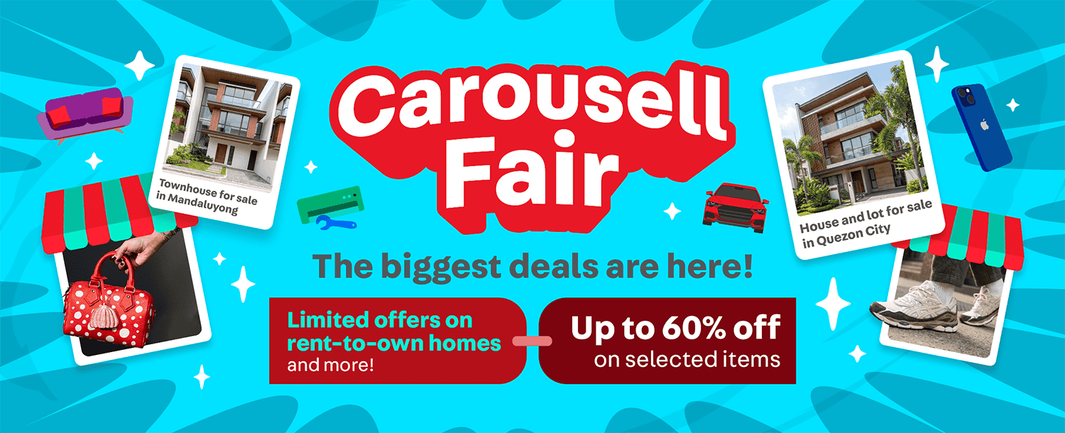 Grab the best deals at the Carousell Fair
Up to 60% off on selected items