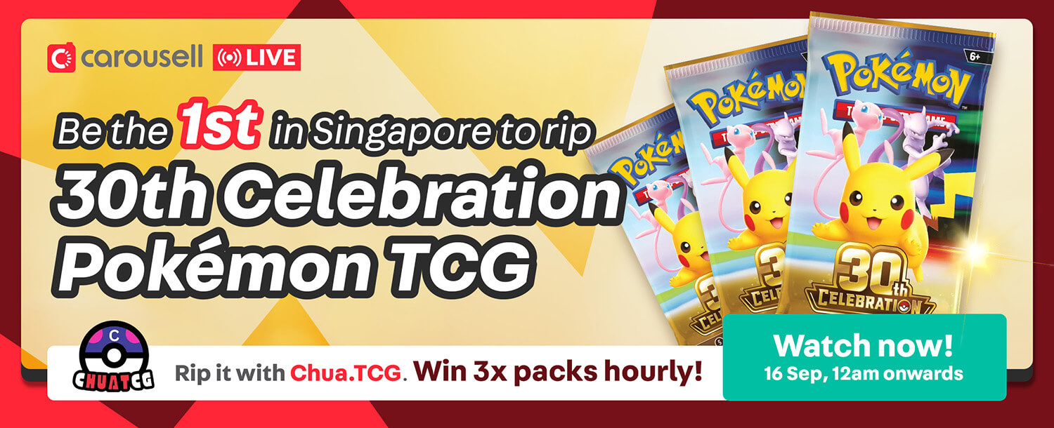 [SG] Live ChuaTCG 30th Anniversary
[SG] Live ChuaTCG 30th Anniversary