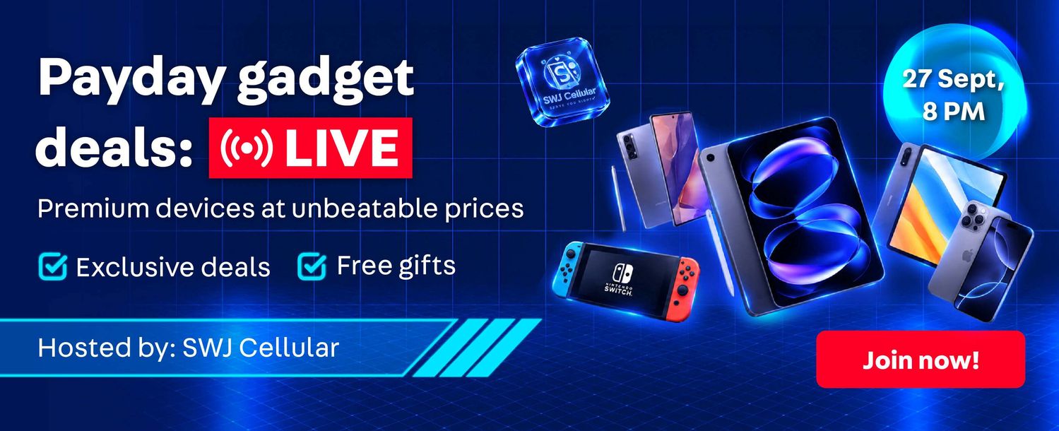 [MY] 27 Sept Mobile Livestream - SWJ Cellular
[MY] 27 Sept Mobile Livestream - SWJ Cellular