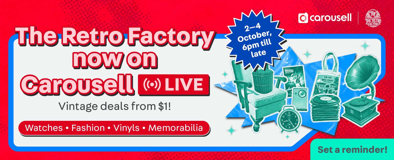 [SG] The Retro Factory Live 2-4 Oct
[SG] The Retro Factory Live 2-4 Oct