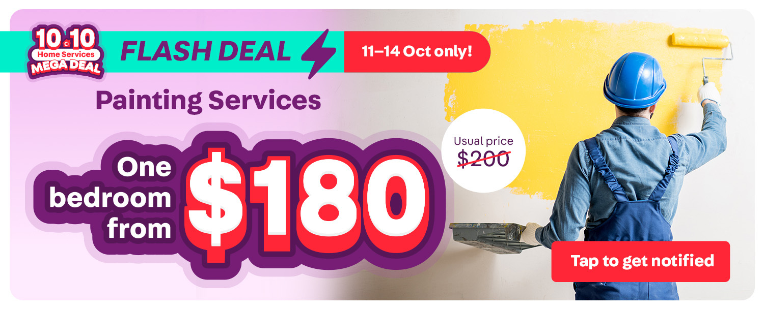 [SG] 10.10 Home Services Mega Deal: Painting
[SG] 10.10 Home Services Mega Deal: Painting
